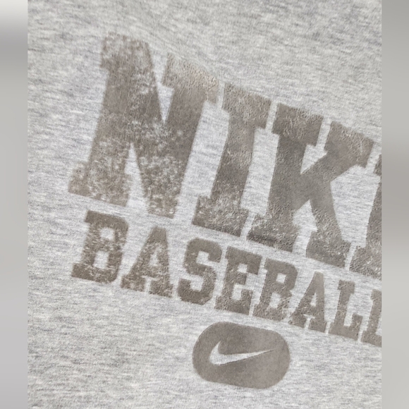 Nike Baseball Zip Up Grey Athletic Hoodie - Picture 5 of 6